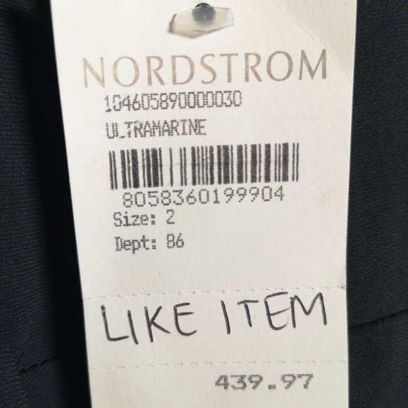 NEW - Weekend Max Mara - Navy Dress Pants Single Pleat - Size 34W x 30L - Picture 4 of 5